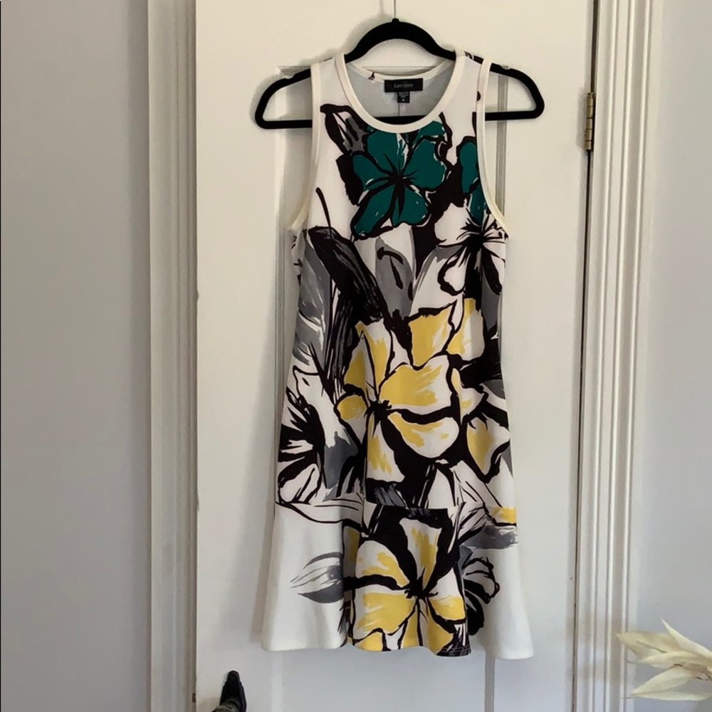 Floral Drop Waist Dress - Karen Kane